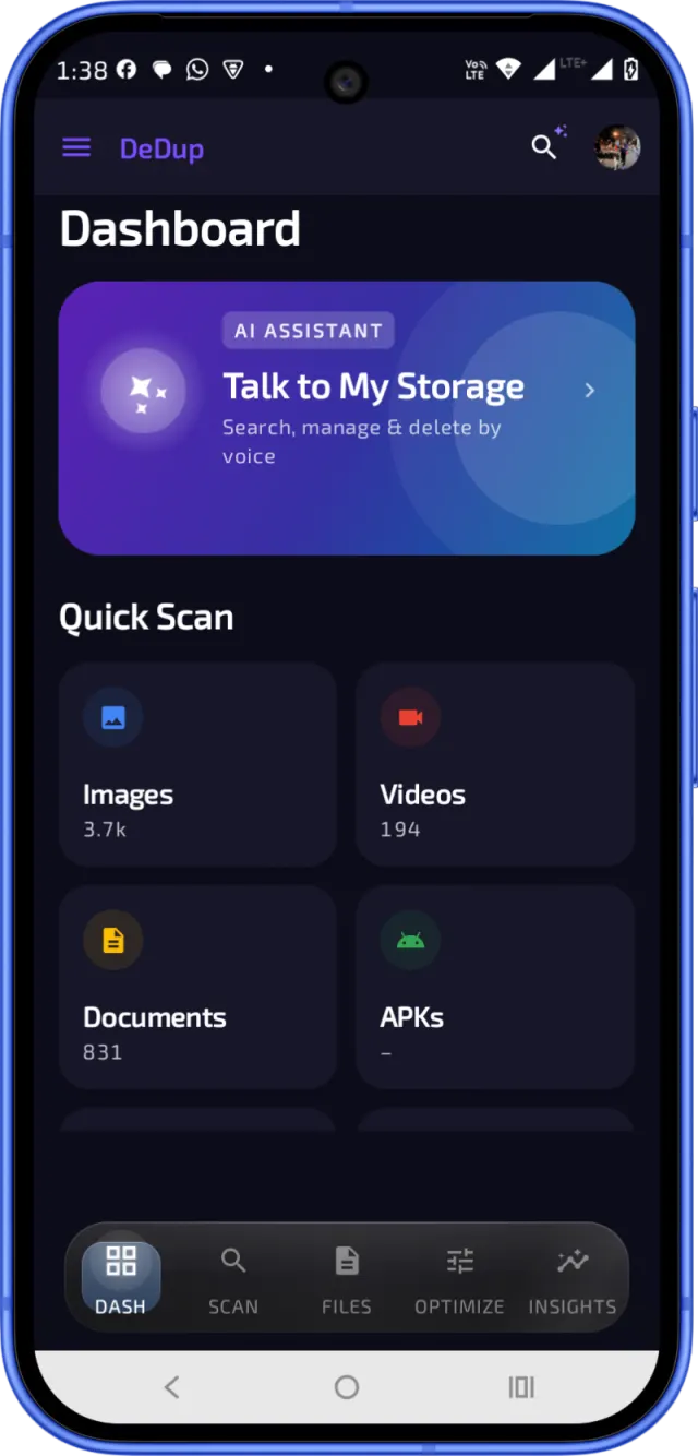 Dedup app screenshot 2